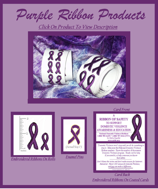 Show your support for Domestic Violence, Pancreatic Cancer, or Fibromyalgia 